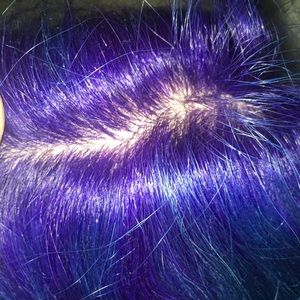 MERMAID BLUE silk top human haired wig